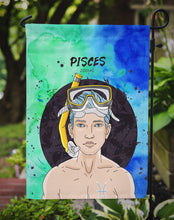 Load image into Gallery viewer, Pisces Zodiac Sign Garden Flag - Outdoor Decorative Yard Flag BB7316GF