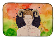 Load image into Gallery viewer, Aries Zodiac Sign Dish Drying Mat – Absorbent, Artistic Kitchen Essentials BB7317DDM