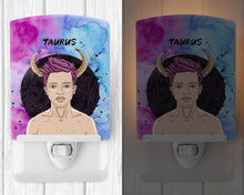 Load image into Gallery viewer, Taurus Zodiac Sign Ceramic Night Light BB7318CNL