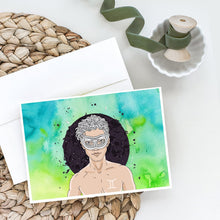 Load image into Gallery viewer, Gemini Zodiac Sign Greeting Cards -  Blank Note Cards – 8-Pack of Artist-Designed Cards with Envelopes