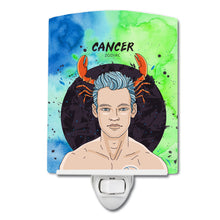Load image into Gallery viewer, Cancer Zodiac Sign Ceramic Night Light BB7320CNL