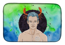 Load image into Gallery viewer, Cancer Zodiac Sign Dish Drying Mat – Absorbent, Artistic Kitchen Essentials BB7320DDM