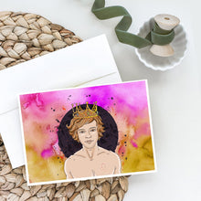 Load image into Gallery viewer, Leo Zodiac Sign Greeting Cards -  Blank Note Cards – 8-Pack of Artist-Designed Cards with Envelopes