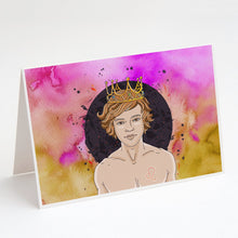 Load image into Gallery viewer, Leo Zodiac Sign Greeting Cards -  Blank Note Cards – 8-Pack of Artist-Designed Cards with Envelopes