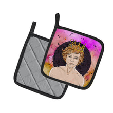 Load image into Gallery viewer, Leo Zodiac Sign Pot Holders - Set of 2 - Heat-Resistant Kitchen Essentials BB7321PTHD