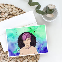 Load image into Gallery viewer, Virgo Zodiac Sign Greeting Cards -  Blank Note Cards – 8-Pack of Artist-Designed Cards with Envelopes