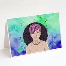 Load image into Gallery viewer, Virgo Zodiac Sign Greeting Cards -  Blank Note Cards – 8-Pack of Artist-Designed Cards with Envelopes
