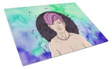 Load image into Gallery viewer, Virgo Zodiac Sign Glass Cutting Boards – Durable, Decorative Kitchen Art Large BB7322LCB