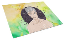 Load image into Gallery viewer, Libra Zodiac Sign Glass Cutting Boards – Durable, Decorative Kitchen Art Large BB7323LCB