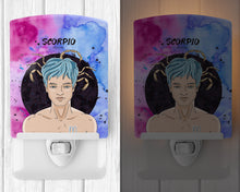Load image into Gallery viewer, Scorpio Zodiac Sign Ceramic Night Light BB7324CNL