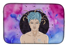 Load image into Gallery viewer, Scorpio Zodiac Sign Dish Drying Mat – Absorbent, Artistic Kitchen Essentials BB7324DDM