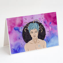 Load image into Gallery viewer, Scorpio Zodiac Sign Greeting Cards -  Blank Note Cards – 8-Pack of Artist-Designed Cards with Envelopes