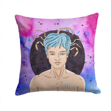 Load image into Gallery viewer, Scorpio Zodiac Sign Throw Pillow - 14x14 Decorative Pillow – Art for Your Home &amp; Patio BB7324PW1414