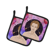 Load image into Gallery viewer, Sagittarius Zodiac Sign Pot Holders - Set of 2 - Heat-Resistant Kitchen Essentials BB7325PTHD