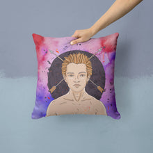 Load image into Gallery viewer, Sagittarius Zodiac Sign Throw Pillow - 14x14 Decorative Pillow – Art for Your Home &amp; Patio BB7325PW1414