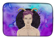 Load image into Gallery viewer, Capricorn Zodiac Sign Dish Drying Mat – Absorbent, Artistic Kitchen Essentials BB7326DDM