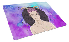 Load image into Gallery viewer, Capricorn Zodiac Sign Glass Cutting Boards – Durable, Decorative Kitchen Art Large BB7326LCB