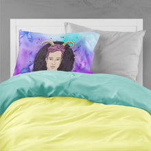 Load image into Gallery viewer, Capricorn Zodiac Sign Fabric Standard Pillowcase – Artistic Decorative Front, White Back BB7326PILLOWCASE