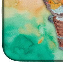 Load image into Gallery viewer, Owl Bathing Watercolor Dish Drying Mat – Absorbent, Artistic Kitchen Essentials BB7342DDM
