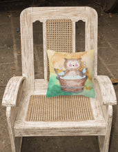 Load image into Gallery viewer, Owl Bathing Watercolor Fabric Decorative Pillow BB7342PW1818