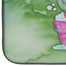 Load image into Gallery viewer, Frog Bathing Watercolor Dish Drying Mat – Absorbent, Artistic Kitchen Essentials BB7343DDM