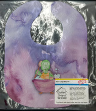Load image into Gallery viewer, Turtle Bathing Watercolor Baby Bib BB7344BIB