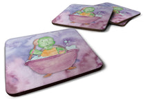Load image into Gallery viewer, Turtle Bathing Watercolor Foam Coaster  BB7344FC