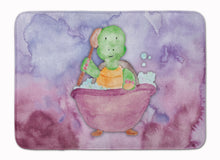 Load image into Gallery viewer, Turtle Bathing Watercolor Machine Washable Memory Foam Mat BB7344RUG