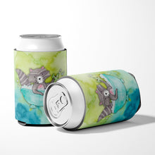 Load image into Gallery viewer, Raccoon Bathing Watercolor Can or Bottle Hugger BB7345CC