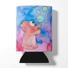 Load image into Gallery viewer, Bear and Bubbles Watercolor Can or Bottle Hugger BB7347CC