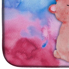Load image into Gallery viewer, Bear and Bubbles Watercolor Dish Drying Mat – Absorbent, Artistic Kitchen Essentials BB7347DDM