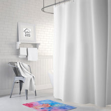 Load image into Gallery viewer, Bear and Bubbles Watercolor Machine Washable Memory Foam Mat BB7347RUG