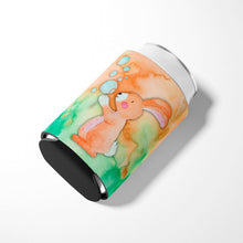 Load image into Gallery viewer, Rabbit and Bubbles Watercolor Can or Bottle Hugger BB7349CC