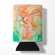 Load image into Gallery viewer, Rabbit and Bubbles Watercolor Can or Bottle Hugger BB7349CC