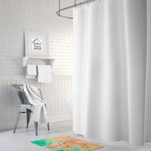 Load image into Gallery viewer, Rabbit and Bubbles Watercolor Machine Washable Memory Foam Mat BB7349RUG