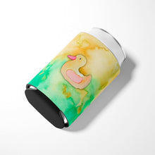 Load image into Gallery viewer, Rubber Duckie Watercolor Can or Bottle Hugger BB7351CC
