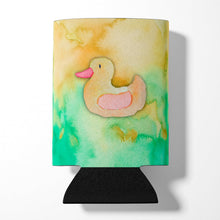 Load image into Gallery viewer, Rubber Duckie Watercolor Can or Bottle Hugger BB7351CC