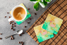 Load image into Gallery viewer, Rubber Duckie Watercolor Foam Coaster  BB7351FC