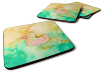 Load image into Gallery viewer, Rubber Duckie Watercolor Foam Coaster  BB7351FC