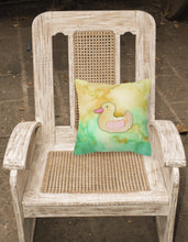 Load image into Gallery viewer, Rubber Duckie Watercolor Fabric Decorative Pillow BB7351PW1818