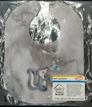 Load image into Gallery viewer, Skunk and Bubbles Watercolor Baby Bib BB7352BIB