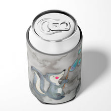 Load image into Gallery viewer, Skunk and Bubbles Watercolor Can or Bottle Hugger BB7352CC