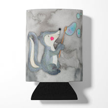 Load image into Gallery viewer, Skunk and Bubbles Watercolor Can or Bottle Hugger BB7352CC