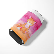 Load image into Gallery viewer, Orange Cat Watercolor Can or Bottle Hugger BB7354CC