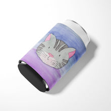 Load image into Gallery viewer, Cat Face Watercolor Can or Bottle Hugger BB7355CC