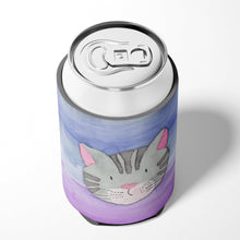 Load image into Gallery viewer, Cat Face Watercolor Can or Bottle Hugger BB7355CC