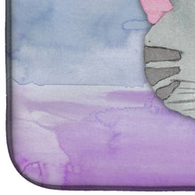 Load image into Gallery viewer, Cat Face Watercolor Dish Drying Mat – Absorbent, Artistic Kitchen Essentials BB7355DDM