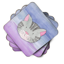 Load image into Gallery viewer, Cat Face Watercolor Foam Coaster  BB7355FC