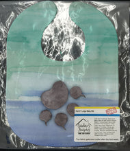 Load image into Gallery viewer, Cat Paw Watercolor Baby Bib BB7356BIB