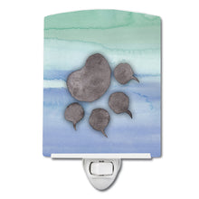 Load image into Gallery viewer, Cat Paw Watercolor Ceramic Night Light BB7356CNL